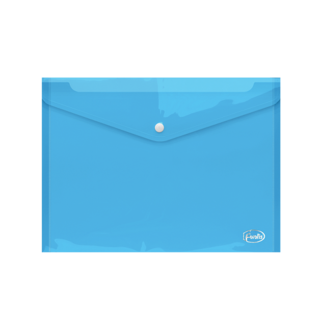 Forofis Document Wallets PVC with Button Complete Supplies