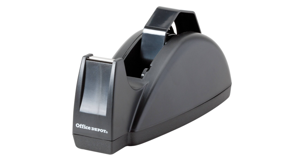 Office Depot Tape Dispenser Duo Black 19mm x 33m Complete Supplies
