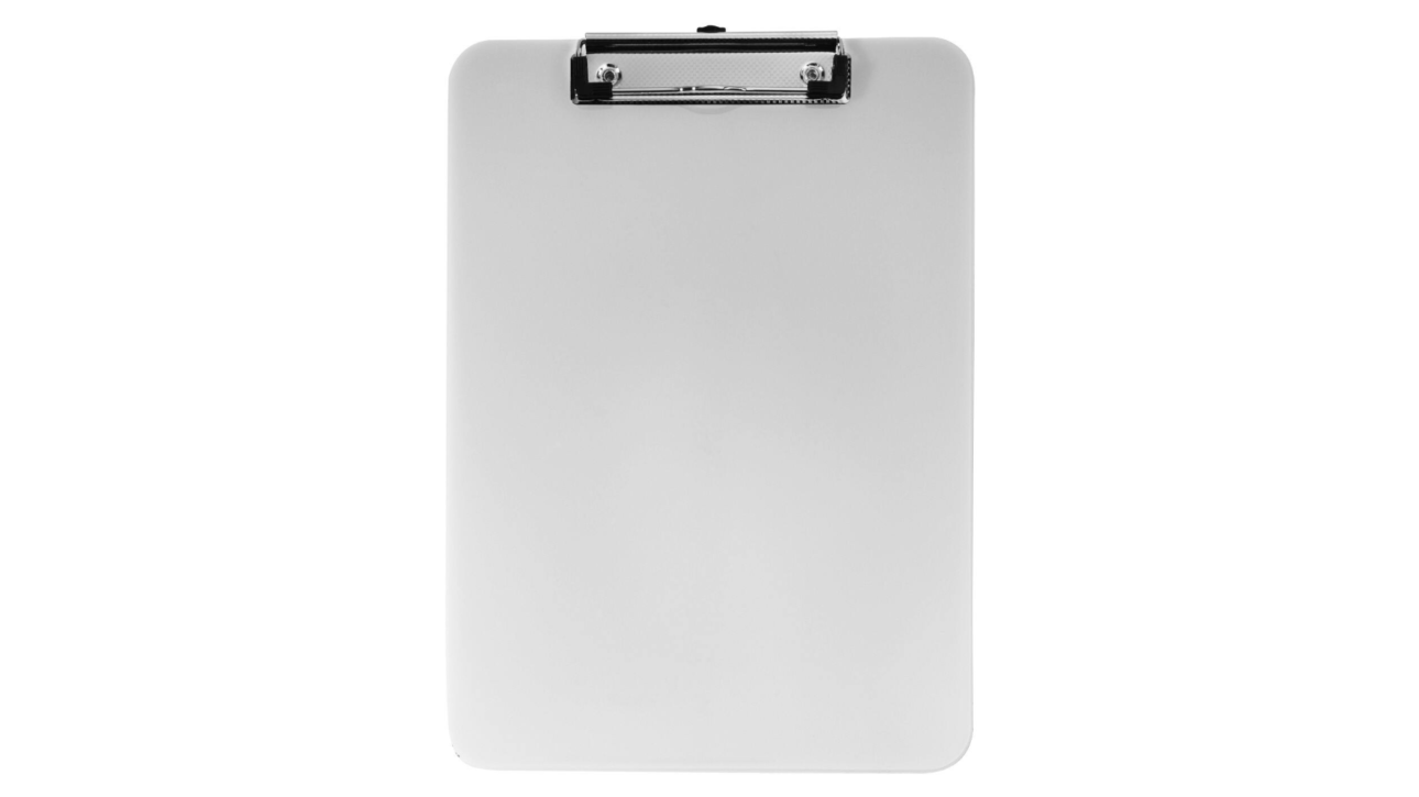 Office Depot Clipboard Transparent 23.5 x 34 cm Complete Supplies