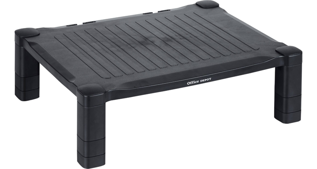 Office Depot Monitor Stand 430 x 330 x 110mm Black Complete Supplies