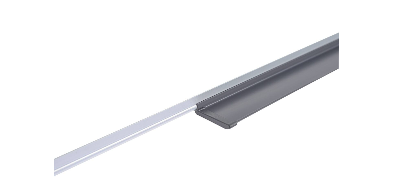 Office Depot whiteboard with enamel grid, wall mountable